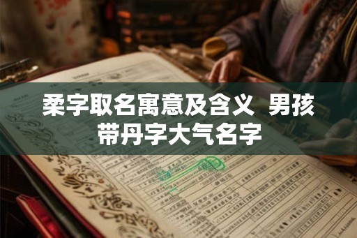 柔字取名寓意及含义 男孩带丹字大气名字 柔字取名寓意及含义 男孩带丹字大气名字