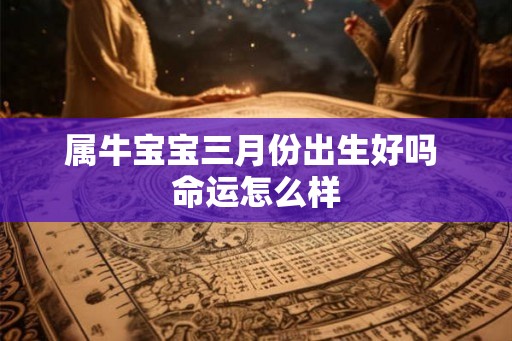 属牛宝宝三月份出生好吗 命运怎么样