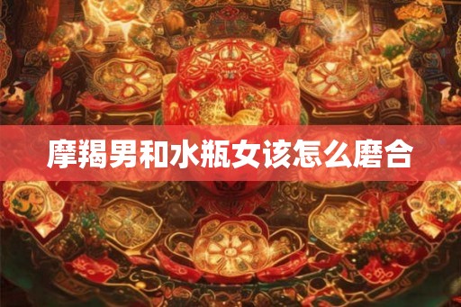 摩羯男和水瓶女该怎么磨合