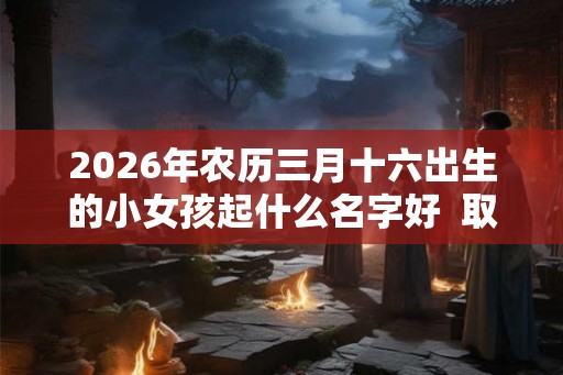 2026年农历三月十六出生的小女孩起什么名字好 取名最佳字 2026年农历三月十六出生的小女孩起什么名字好 取名最佳字
