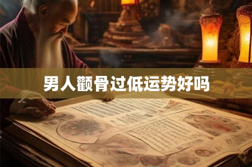 男人颧骨过低运势好吗
