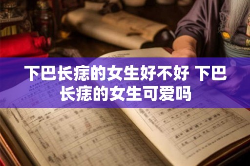 下巴长痣的女生好不好 下巴长痣的女生可爱吗