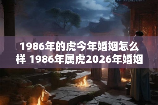 1986年的虎今年婚姻怎么样 1986年属虎2026年婚姻坎坷吗