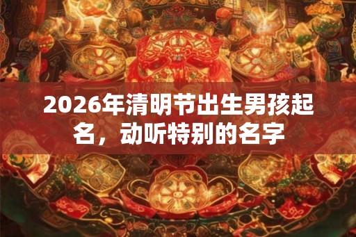 2026年清明节出生男孩起名,动听特别的名字 2026年清明节出生男孩起名,动听特别的名字