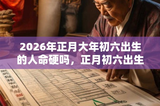 2026年正月大年初六出生的人命硬吗，正月初六出生婚姻好吗？