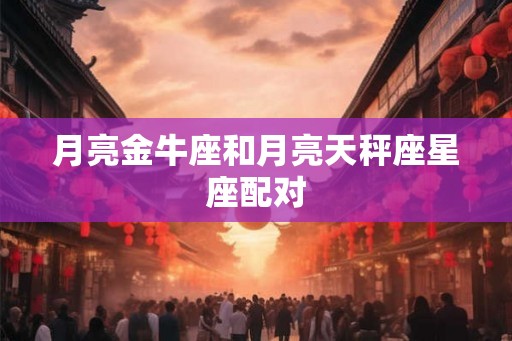 月亮金牛座和月亮天秤座星座配对