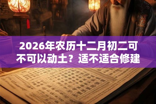 2026年农历十二月初二可不可以动土?适不适合修建房子? 2026年农历十二月初二可不可以动土?适不适合修建房子?