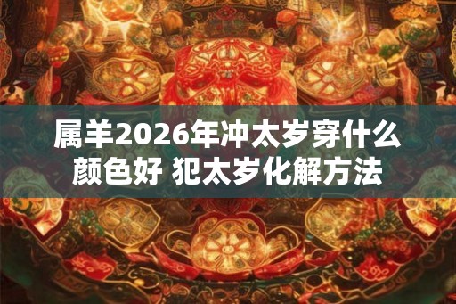 属羊2026年冲太岁穿什么颜色好 犯太岁化解方法