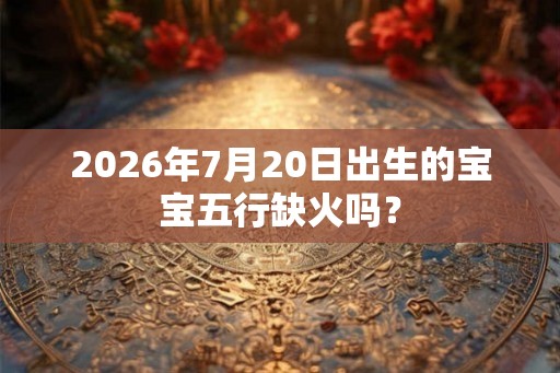 2026年7月20日出生的宝宝五行缺火吗? 2026年7月20日出生的宝宝五行缺火吗?