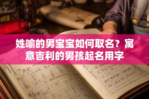 姓喻的男宝宝如何取名?寓意吉利的男孩起名用字 姓喻的男宝宝如何取名?寓意吉利的男孩起名用字