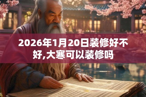 2026年1月20日装修好不好,大寒可以装修吗