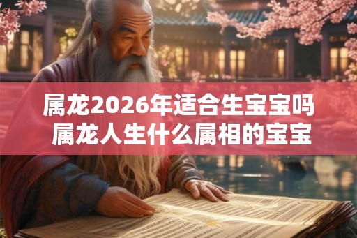 属龙2026年适合生宝宝吗 属龙人生什么属相的宝宝最好