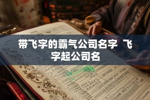 带飞字的霸气公司名字 飞字起公司名 带飞字的霸气公司名字 飞字起公司名