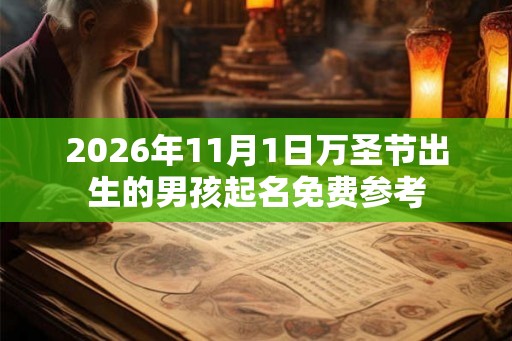 2026年11月1日万圣节出生的男孩起名免费参考