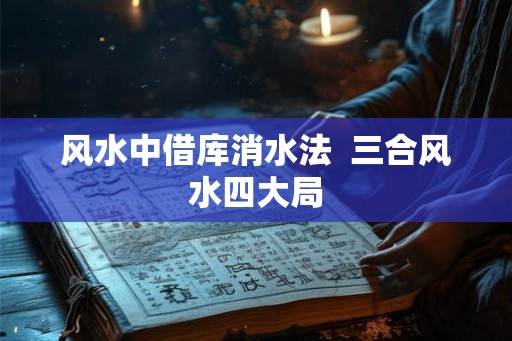 风水中借库消水法 三合风水四大局 风水中借库消水法 三合风水四大局
