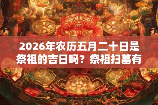 2026年农历五月二十日是祭祖的吉日吗？祭祖扫墓有什么注意事项？