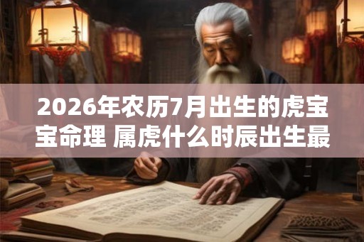 2026年农历7月出生的虎宝宝命理 属虎什么时辰出生最好