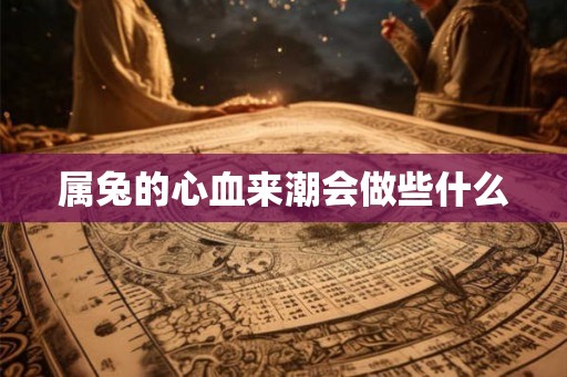 属兔的心血来潮会做些什么 属兔的心血来潮会做些什么