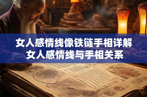 女人感情线像铁链手相详解 女人感情线与手相关系 女人感情线像铁链手相详解 女人感情线与手相关系