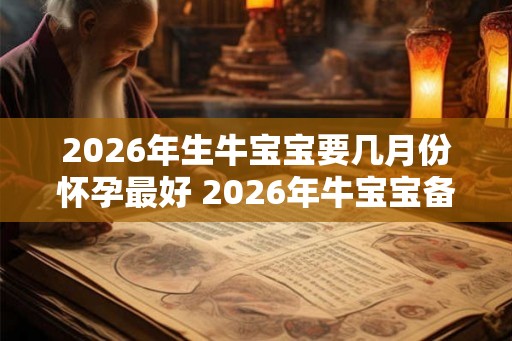 2026年生牛宝宝要几月份怀孕最好 2026年牛宝宝备孕表