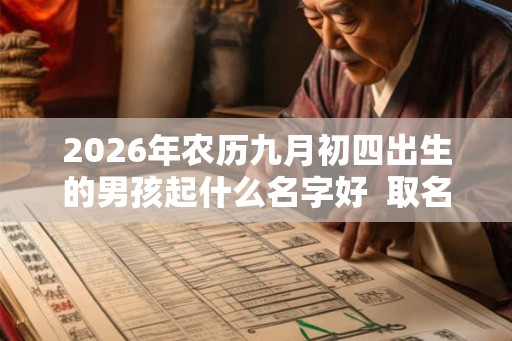 2026年农历九月初四出生的男孩起什么名字好  取名方法