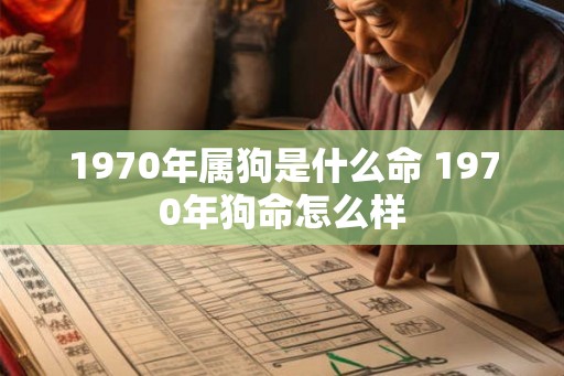 1970年属狗是什么命 1970年狗命怎么样 1970年属狗是什么命 1970年狗命怎么样