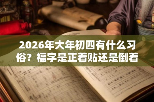 2026年大年初四有什么习俗?福字是正着贴还是倒着贴? 2026年大年初四有什么习俗?福字是正着贴还是倒着贴?