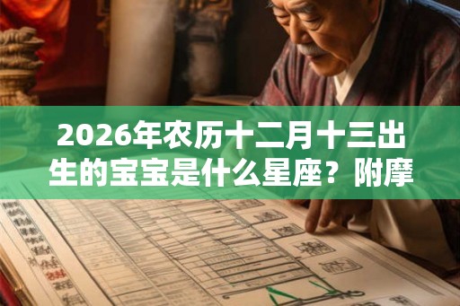 2026年农历十二月十三出生的宝宝是什么星座?附摩羯座的称号 2026年农历十二月十三出生的宝宝是什么星座?附摩羯座的称号