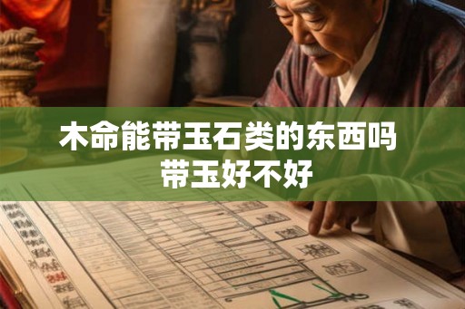 木命能带玉石类的东西吗  带玉好不好