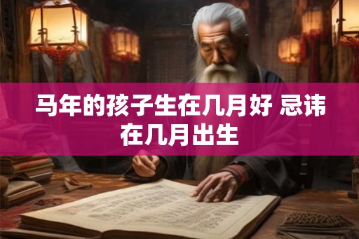 马年的孩子生在几月好 忌讳在几月出生