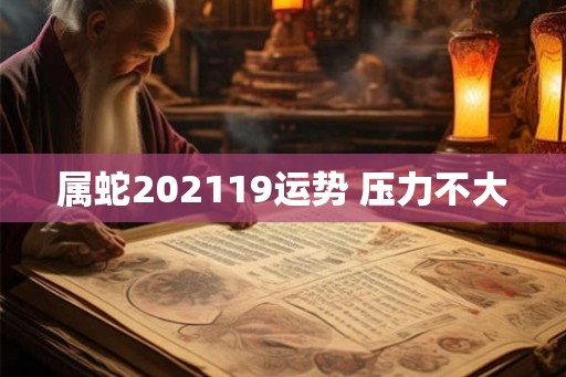 属蛇202119运势 压力不大 属蛇202119运势 压力不大