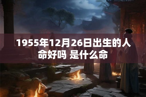1955年12月26日出生的人命好吗 是什么命 1955年12月26日出生的人命好吗 是什么命