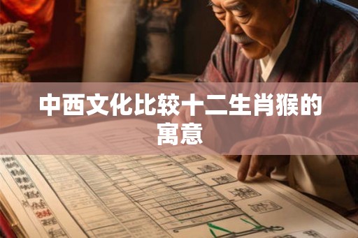 中西文化比较十二生肖猴的寓意