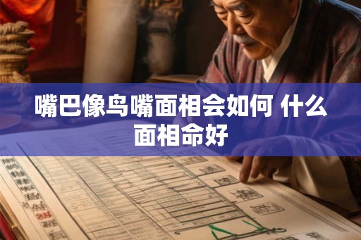 嘴巴像鸟嘴面相会如何 什么面相命好 嘴巴像鸟嘴面相会如何 什么面相命好