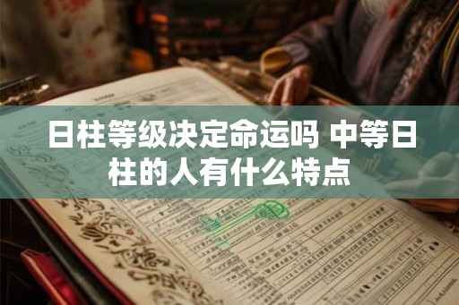 日柱等级决定命运吗 中等日柱的人有什么特点 日柱等级决定命运吗 中等日柱的人有什么特点