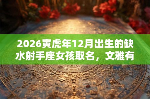 2026寅虎年12月出生的缺水射手座女孩取名，文雅有内涵名字