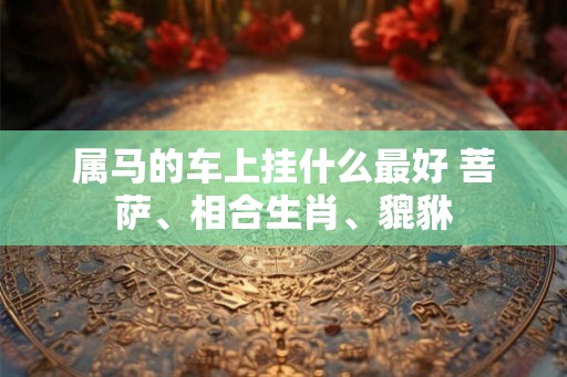 属马的车上挂什么最好 菩萨、相合生肖、貔貅
