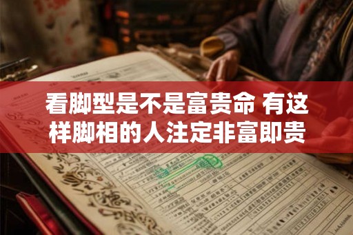 看脚型是不是富贵命 有这样脚相的人注定非富即贵