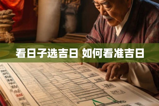 看日子选吉日 如何看准吉日