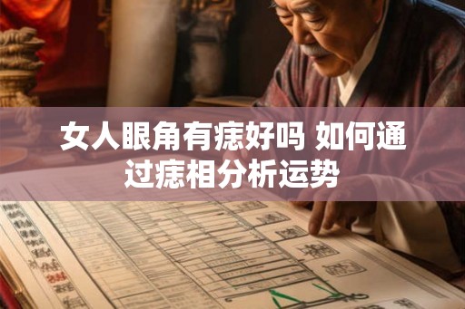 女人眼角有痣好吗 如何通过痣相分析运势 女人眼角有痣好吗 如何通过痣相分析运势