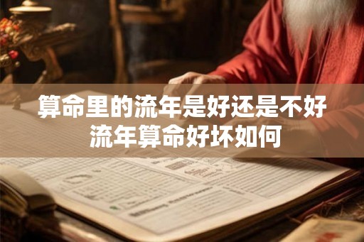 算命里的流年是好还是不好 流年算命好坏如何