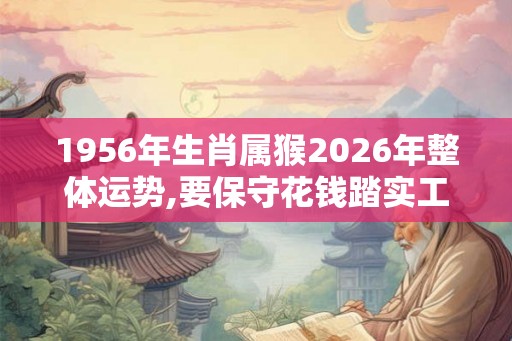 1956年生肖属猴2026年整体运势,要保守花钱踏实工作
