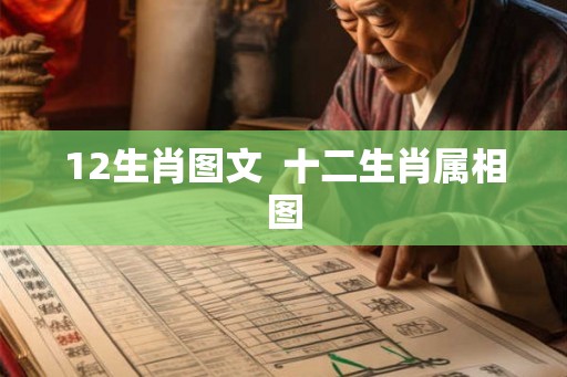 12生肖图文  十二生肖属相图