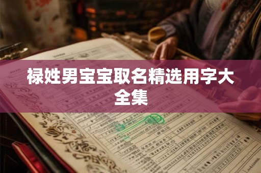 禄姓男宝宝取名精选用字大全集