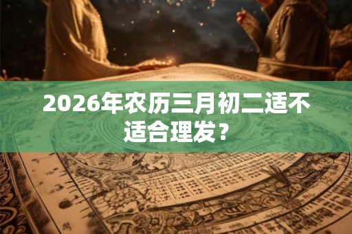 2026年农历三月初二适不适合理发? 2026年农历三月初二适不适合理发?