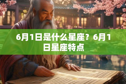 6月1日是什么星座？6月1日星座特点