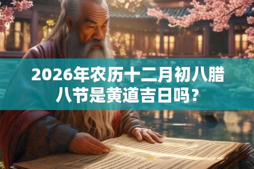 2026年农历十二月初八腊八节是黄道吉日吗？