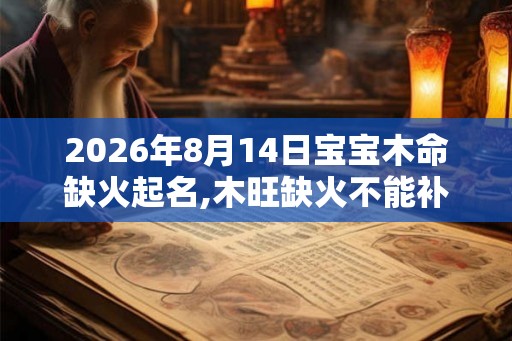 2026年8月14日宝宝木命缺火起名,木旺缺火不能补火吗