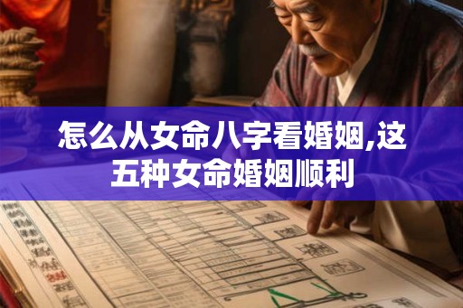 怎么从女命八字看婚姻,这五种女命婚姻顺利