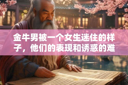 金牛男被一个女生迷住的样子，他们的表现和诱惑的难以抗拒